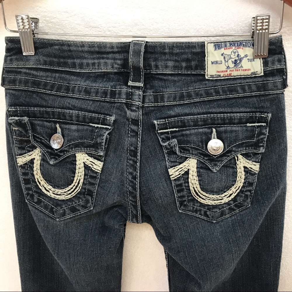 Women’s True Religion Brand Flare Mid Wash Denim